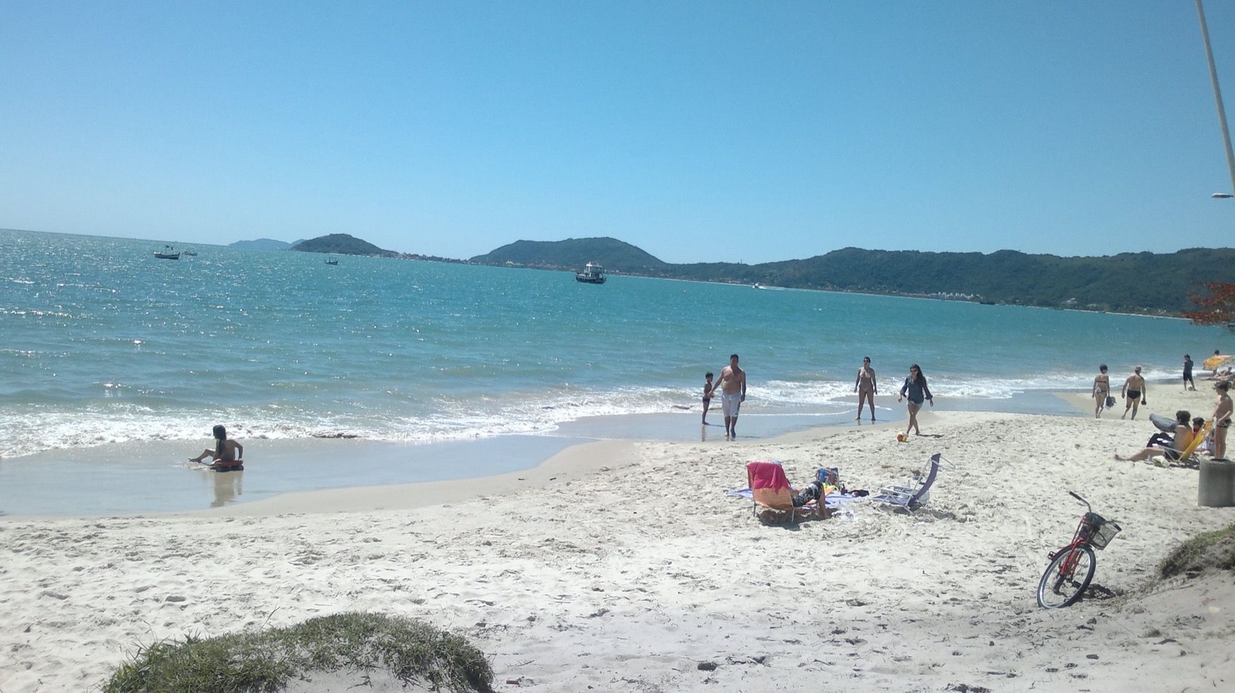 Praia de Canasvieiras, em Florianópolis